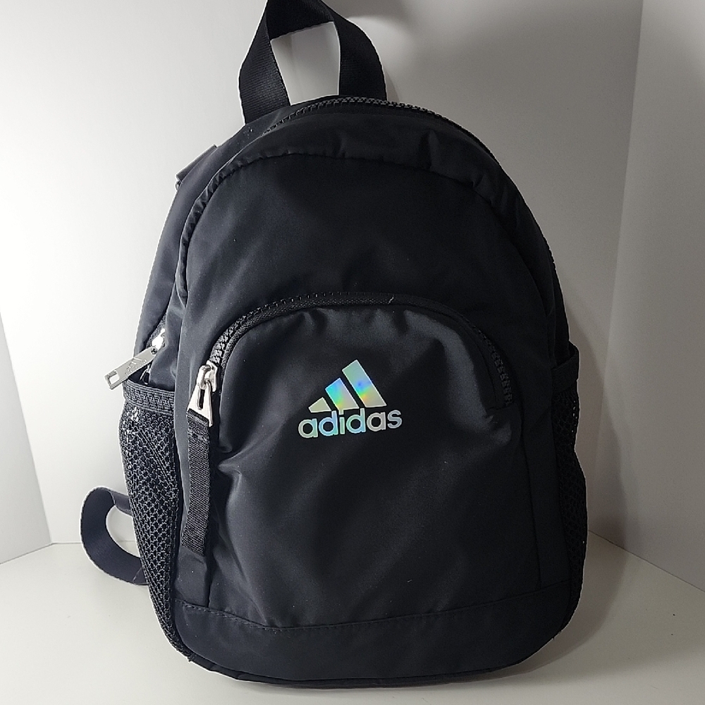 Adidas Black Backpack Compact Design with Adjustable Straps
